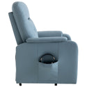 Massage Recliner Chair Electric Power Lift Chairs With Side Pocket, Adjustable Massage and Heating Function for Adults A