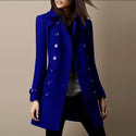 2023 New Fashion Autumn/Winter Lapel Tweed Women's Coat Hooded Niko Coat Winter Jacket Women