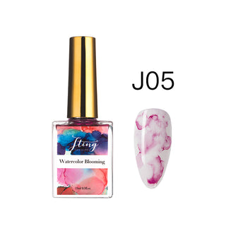 Buy 05 JTING Watercolor Blooming Blossom Marble Liquid 15ml Uv Gel Nails Polish Bottle Kit OEM/ODM  Custom Private Label Available