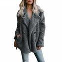 Plush Coat Women Winter Jackets Fluffy Teddy Coat Female Warm Artificial Fleece Winter Clothes Manteau Femme