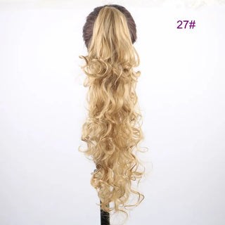 Buy 27 Desire for Hair 30 Inch Long Curly Claw Clip Ponytail Heat Resistant Synthetic Hairpieces Fake Hair Extensions