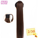 WTB Synthetic Wrap Wround Ponytail Hair Extension Long Straight Women's Clip in Hair Extensions Pony Tail False Hair 32 Inch