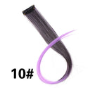 Alileader Clip on Hair Extension 57Color Ombre Straight Hair Extension Clip in Hairpieces High Temperature Faber Hair Pieces