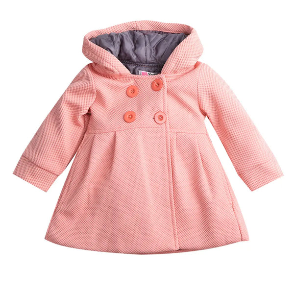 2019 Baby Autumn Winter Clothing Cute Infant Toddler Baby Girl Winter Warm Wool Blend Pea Coat Snowsuit Jacket Outerwear Clothes