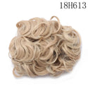 HAIRRO LARGE Comb Clip in Curly Hair Extension Synthetic Hair Pieces Chignon Women Updo Cover Hairpiece Extension Hair Bun