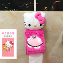 Sanrio Hello Kitty Cute Toilet Seat Cushion Household Paste Toilet Ring Thickened Plus Velvet Toilet Seat Universal Toilet Seat