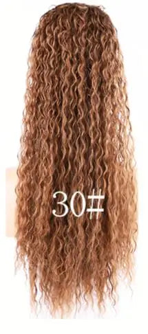 Blice Synthetic Afro Kinky Curly Hairpiece Ponytail 18" Drawstring Ponytail Extensions Hairpieces With Two Plastic Combs