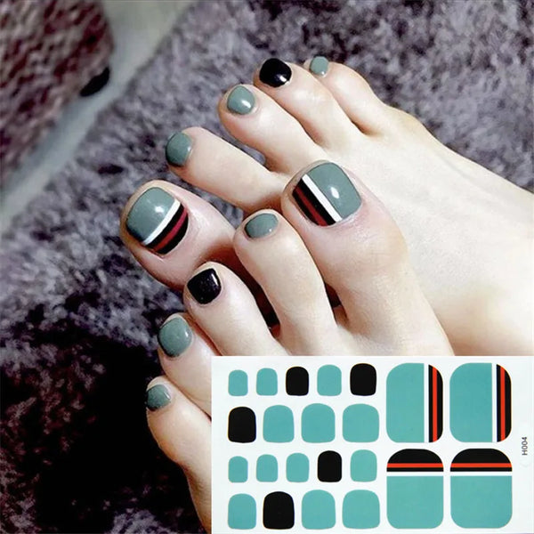 22Tips/Sheet Toenail Sticker