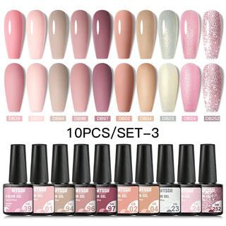 Buy zh20016 10/12pcs Spring Macaron Nail Gel Polish Set