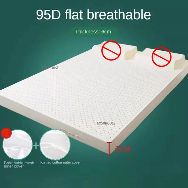 Thailand Natural Latex Mattress 10/12cm Thickness Rubber Cushion Double 1.5/1.8m Sleeping Mat Home Tatami Mat Bedroom Furniture