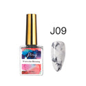 JTING Watercolor Blooming Blossom Marble Liquid 15ml Uv Gel Nails Polish Bottle Kit OEM/ODM  Custom Private Label Available