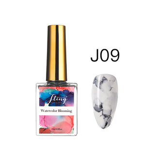 Buy 09 JTING Watercolor Blooming Blossom Marble Liquid 15ml Uv Gel Nails Polish Bottle Kit OEM/ODM  Custom Private Label Available