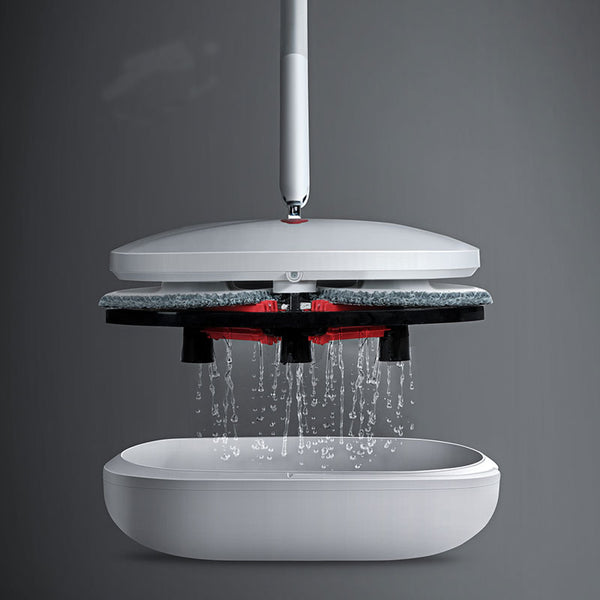 Cordless Wireless Electric Water Spray Spin Mop Cleaner With Bucket