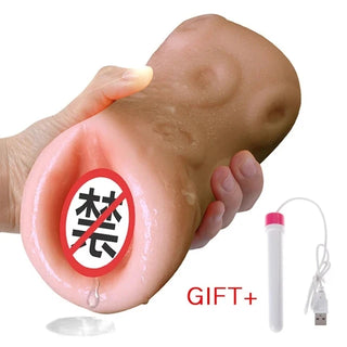 Buy cup-f-heater BLACKWOLF Male Masturbation Cup Realistic Vagina Pussy, Anus Sex, Anal Vaginal Sex Masurbation Cup, Sex  Masturbation Cup