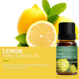 Buy lemon 22 Bottles Essential Oils Set for Diffusers Nature Essential Oil Aromatherapy Oils Scents for Home,Humidifier,Candle Making Oil