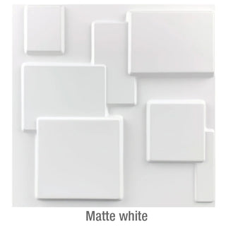 Buy z-matte-white 30x30cm  Non-Self-Adhesive 3D Wall Sticker