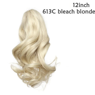 Buy 613c BENEHAIR Synthetic Hair Bun Claw Ponytail Clip in Hair Extensions Fake Hair Hairpiece for Women Ponytail Hair Wavy Messy Bun