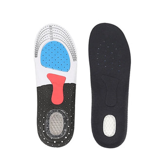 Buy black-xl 2Pcs=1Pair Unisex Orthotic Arch Support Sport Shoe Sport Running Gel Foot Insoles Insert Cushion Massager Shock Absorption Pad