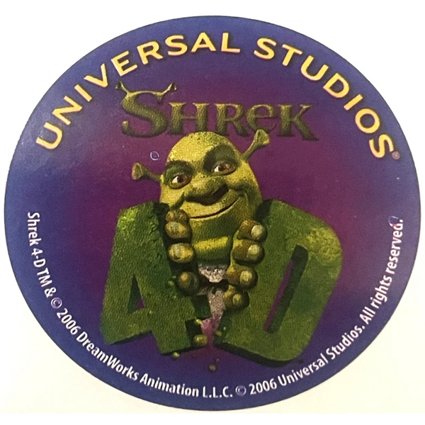 2006 Universal Studios Stickers Spiderman, Shrek, Jimmy Neutron, Cat in the Hat!