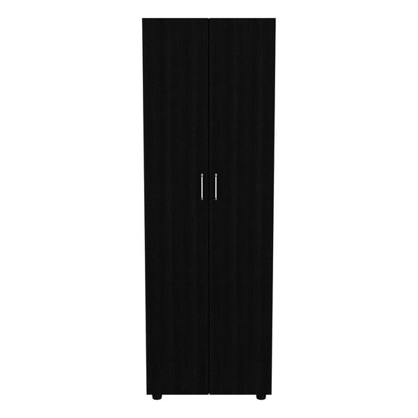 Slim Armoire Barkley, Bedroom, Black