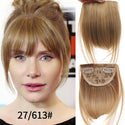 HUAYA Synthetic Hair Bangs Clips Front Side Long Bangs Fake Fringe Clip in Hair Extensions Accessories for Women