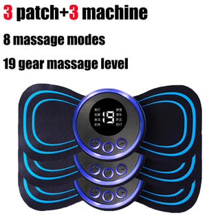 Buy type-c Electric Back and Neck Massager Muscle Massage Machine Shoulders Instrument Body Health Massages Device Cervical Pain Relief