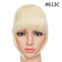 BENIHAIR Synthetic Clip in Hair Bangs Hairpiece Clip in Hair Extension Hair Extension Blunt Bangs Fake Bangs for Women