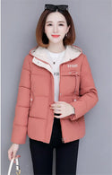 High Quality Winter Coat Women's 2022 Fashion Winter Jacket Women Cotton Padded Parka Outwear Hooded Short Female Jackets Coats