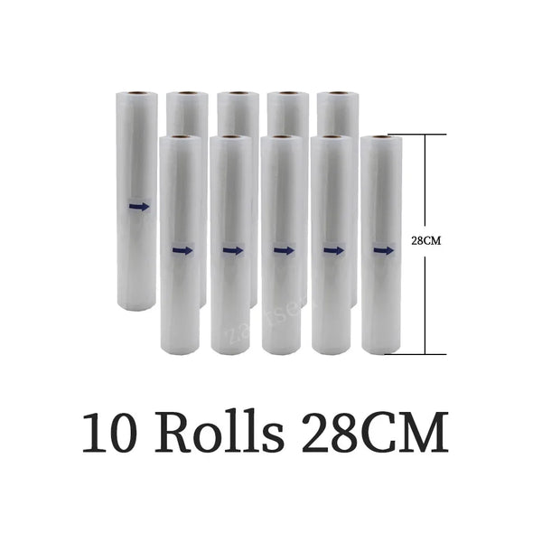 Food Vacuum Sealer Rolls Vacuum Bags Packing BPA FREE Household Kitchen Food Vacuum Bags Sealer Storage Bags 5Rolls/Lot