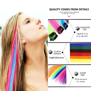 Long Synthetic Rainbow 22 Inch Party Highlights