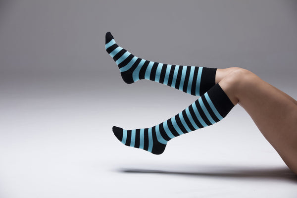 Women's Exclusive Stripe Knee High Socks Set