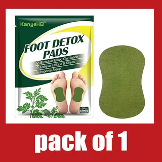 Buy 1bag 12/60pcs Detox Foot Patches Natural Wormwood Heel Pad Deep Cleansing Detoxification Relieve Stress Help Sleep Foot Care Sticker