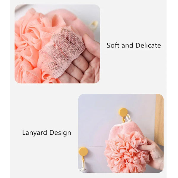 Exfoliating Gloves Body Cleaning Bath Flower Bathroom Shower Ball Body Scrubber Bath Sponge Towel Bathroom Tool