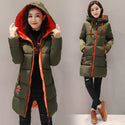 Parka Women 2022 Winter Jacket Women Coat Hooded Outwear Female Parka Thick Cotton Padded Lining Winter Female Basic Coats Z30