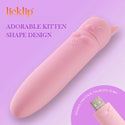 Licklip Pussy Cute Vibrators for Women With Embedded Charging Interface Portable Masturbation Sex Toys Wand Vibration Stimulate