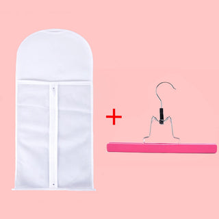 Buy bai-dai-fen-jia Alileader Cheap 4 Colors Portable Wig Bag With Hanger Wig Storage Bags Pack Holder for Virgin Hair Weft Clip in Hair Extension