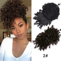 Alileader New Synthetic Curly Bangs Kinky Curly Hair Bangs Short Clip on Hair Extentions Adjustable Fringe Hair Piece for Women