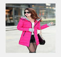 1pcs/Lot Korean Style Winter Woman Long Winter Hooded Coat Oversize Winter Autumn Warm Down Long Coat