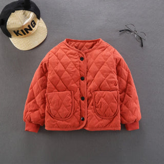 Buy red Boys Clothes Warm Winter Girls Coat Kids Jacket Boys Outerwear Thicken Coats Cotton Boy Thicken Baby Clothing for Girl 2-7y