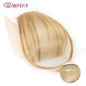 HUAYA Synthetic Hair Bangs Clips Front Side Long Bangs Fake Fringe Clip in Hair Extensions Accessories for Women