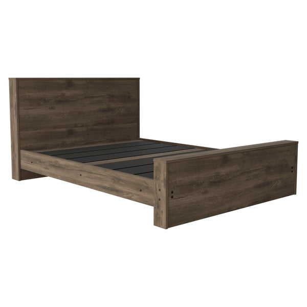 Full Size Bed Base Forum, Frame - Dark Brown