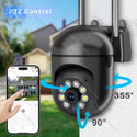 2.4G PTZ WiFi IP Camera Security Video Surveillance Camera Human Detection Automatic Tracking Night Vision Outdoor Waterproofing