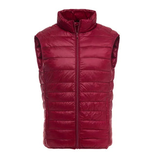 Buy j0029-red Brand 90% Duck Down Vest Ultra Light Duck Down Waistcoat  Sleeveless Jacket Autumn Winter Coat J0029