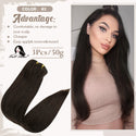 Full Shine Clip in Hair Extensions Human Hair 3Pcs Remy Hair 50g Human Hair Clip in Extentions Balayage Human Hair Extensions