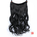 LUPU Synthetic Hair Extensions Invisible Fash Line No Clips in Hairpieces Natural Secret Wire Fake Hair High Temperture Fiber