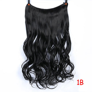 Buy 1b2 LUPU Synthetic Hair Extensions Invisible Fash Line No Clips in Hairpieces Natural Secret Wire Fake Hair High Temperture Fiber