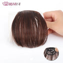 HUAYA Synthetic Hair Bangs Clips Front Side Long Bangs Fake Fringe Clip in Hair Extensions Accessories for Women