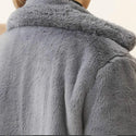 New Elegant Long Winter Faux Fur Coat Women Fashion Plush Fur Coats Loose High Quality Thick Warm Winter Fur Overcoat