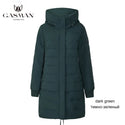 GASMAN Collection Hooded Warm Winter Coats Women High Quality Parka Long Coat Thick Jackets Female Winter Windproof Jackets 1820