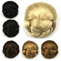 Gres Heat Resistant Fiber 6 Colors Women Clip-In Braided Chignon Synthetic Hair Buns for Brides